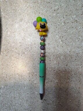 Yellow  DOUG Puppy Beaded Pen - Kids Toy Accessory
